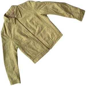 Por Qué? (Spain) Vintage Donegal Linen Silk Tweed Weave Blouson Jacket : M